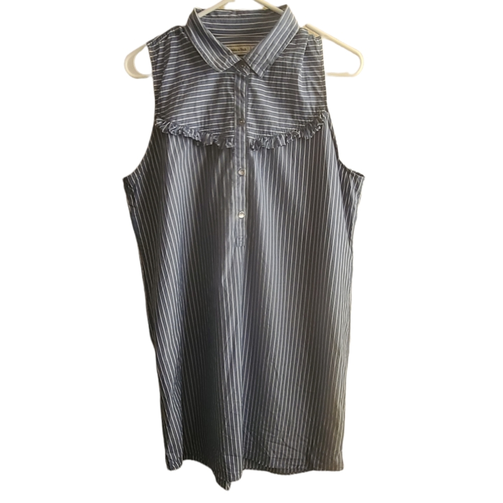 Abercrombie and Fitch women's pin striped sleeveless dress